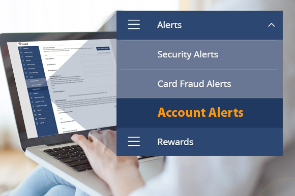 citadel account alerts