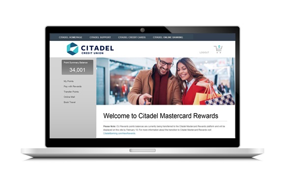 How to redeem Citadel Mastercard rewards