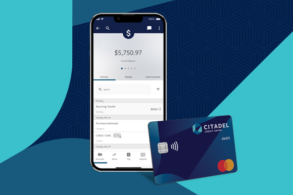 Mobile banking and debit card