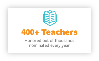400+ teachers honored 