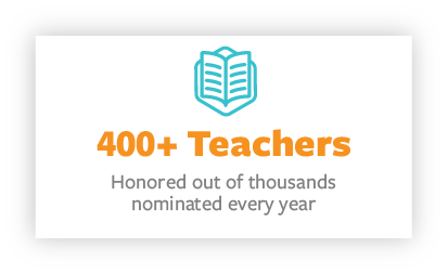 400+ teachers honored