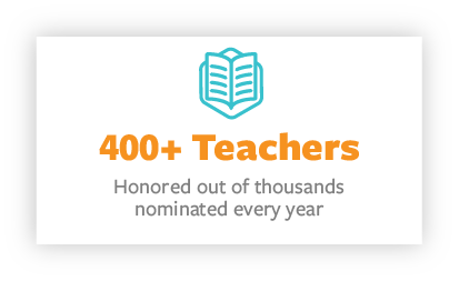 400+ teachers honored 