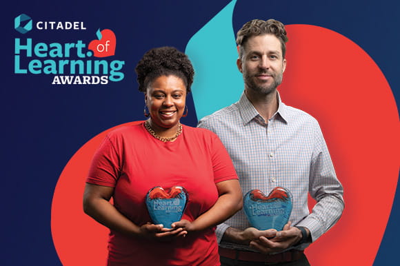 Two Citadel Heart of Learning Award Winners from 2024