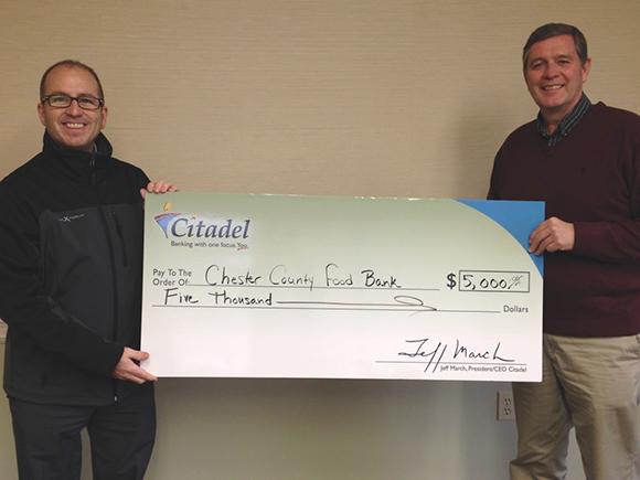 Citadel Federal Credit Union Chester County Food Bank