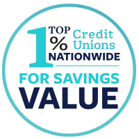 top 1% credit union for savings value